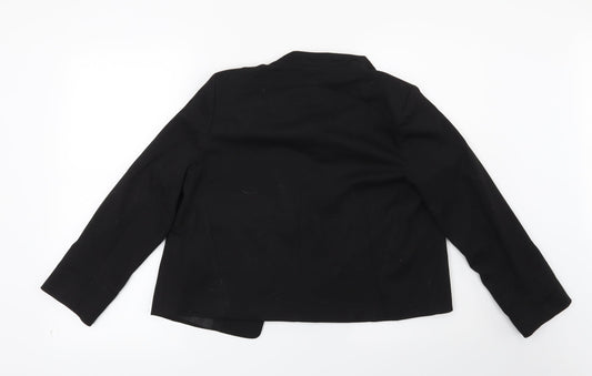 Preworn Womens Black   Jacket Blazer Size 10