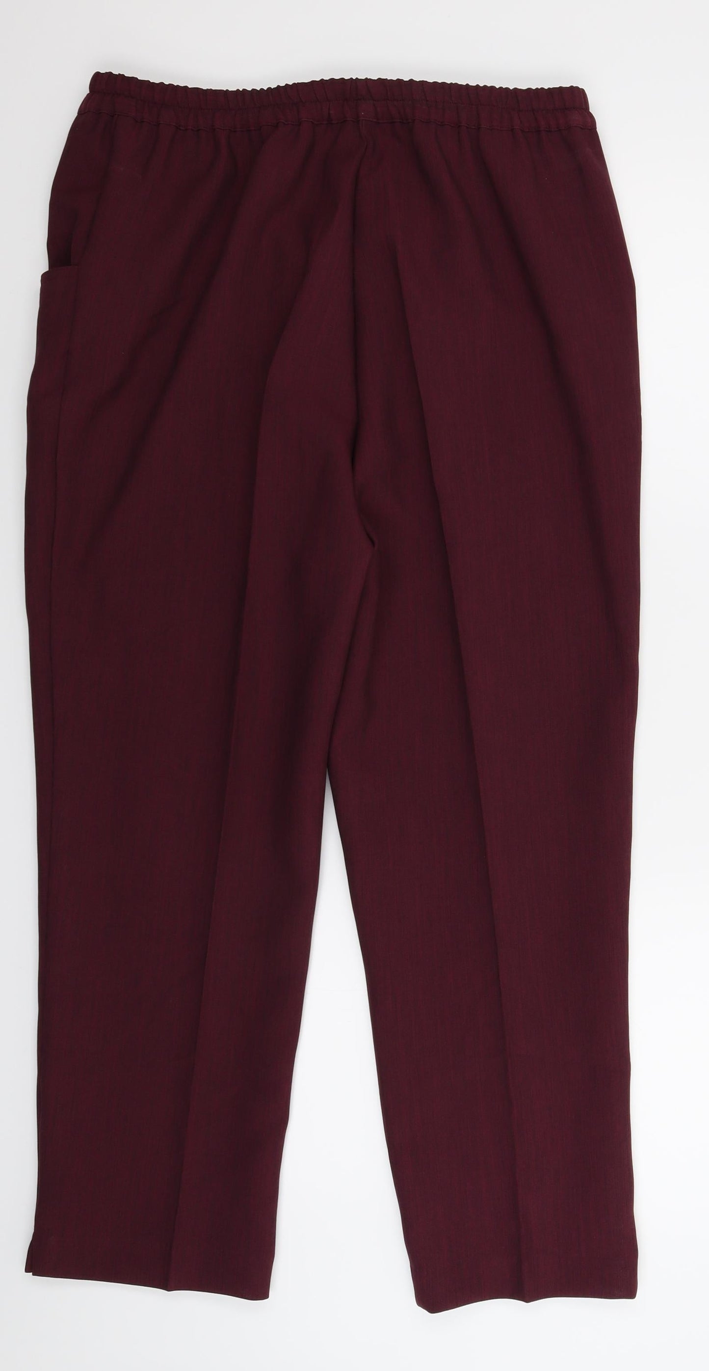 Special Collection Womens Purple   Dress Pants Trousers Size 14 L27 in