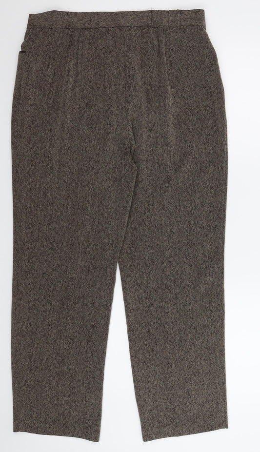 Marks and Spencer Womens Grey   Trousers  Size 14 L28 in