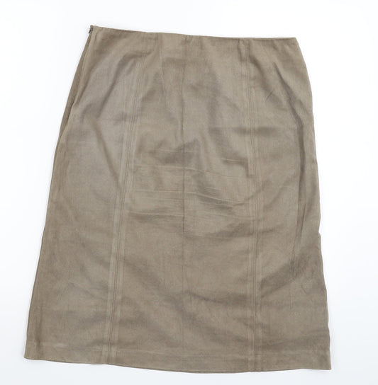 NEXT Womens Grey   A-Line Skirt Size 12