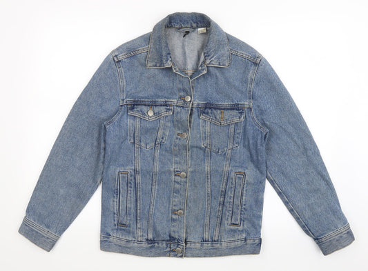 Divided Womens Blue  Denim Jacket  Size 6