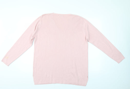Agenda Womens Ivory   Pullover Jumper Size 18