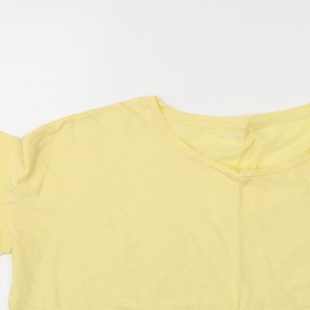 NEXT Womens Yellow   Basic Blouse Size 8