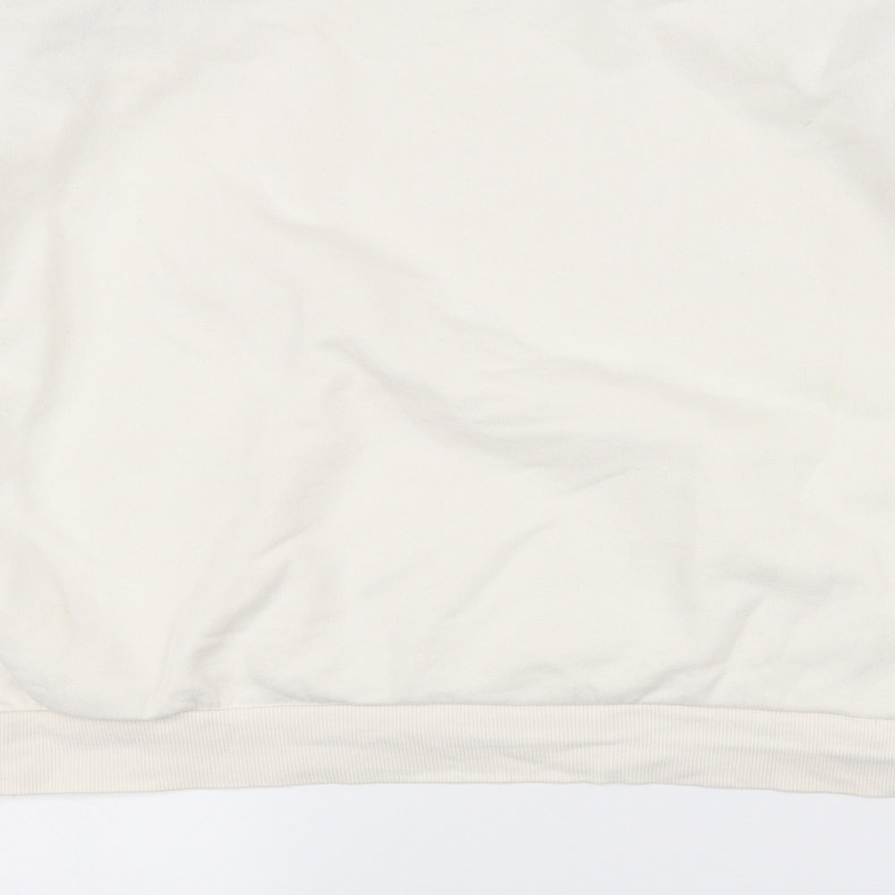 H&M Womens White   Pullover Jumper Size XL