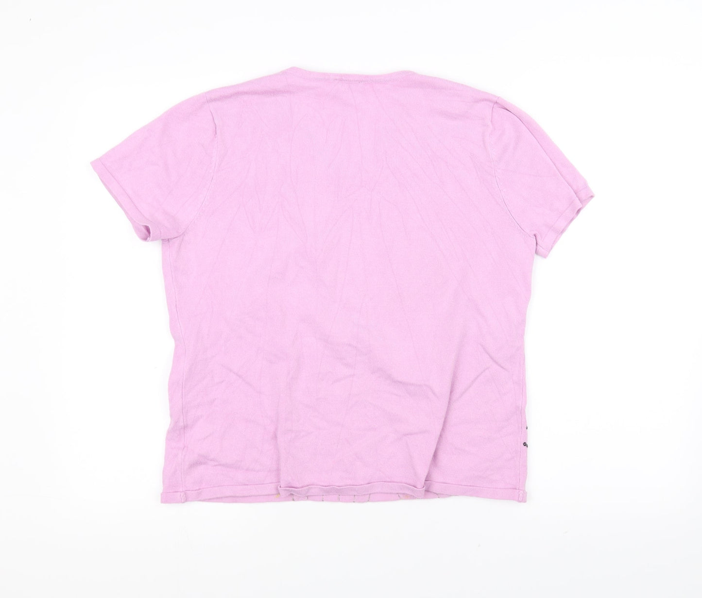 casamia Womens Pink   Basic T-Shirt Size M