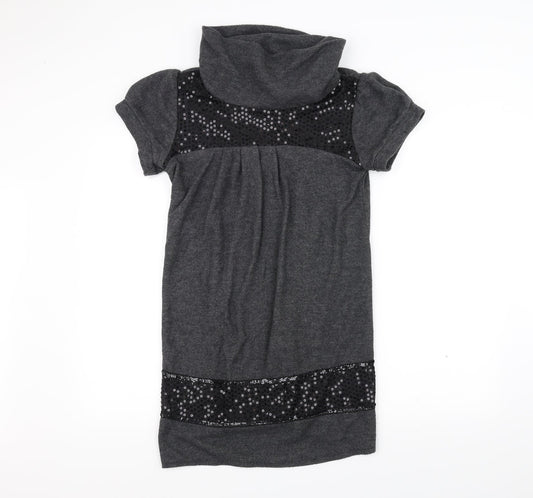 shikha Womens Grey   Pullover Jumper Size M