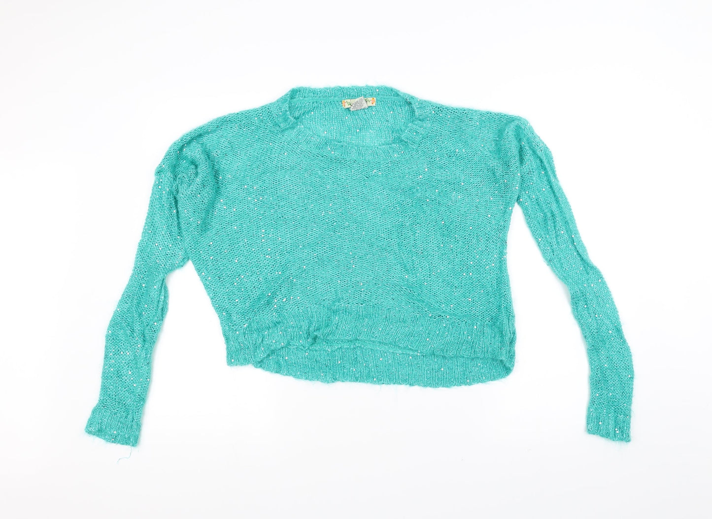 live change Womens Blue  Knit Pullover Jumper Size L