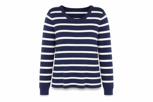 Gap Mens Blue Striped  Pullover Jumper Size M