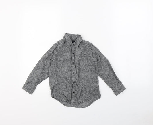 NEXT Girls Grey   Basic Button-Up Size 5 Years