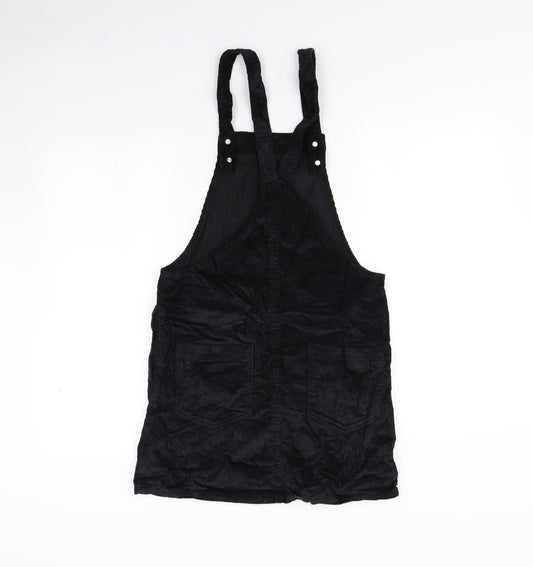 Mademoiselle  Womens Black   Pinafore/Dungaree Dress  Size 8