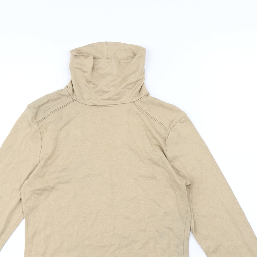 m&S Womens Beige   Pullover Sweatshirt Size 8
