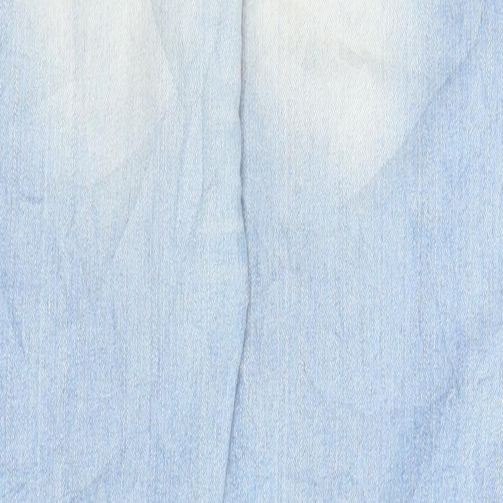 Janina Womens Blue  Denim Straight Jeans Size 38 in L31 in