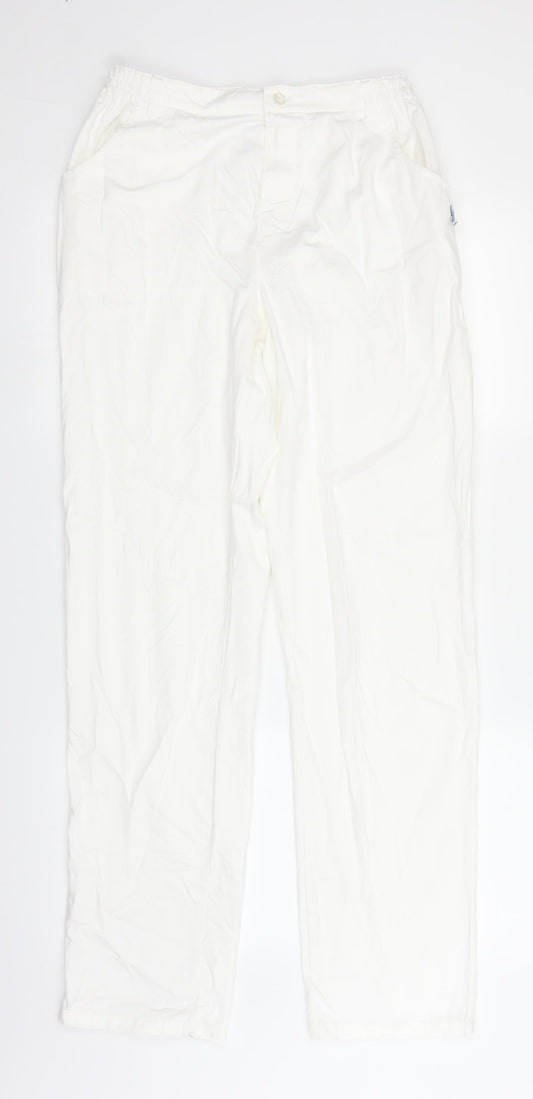 Plagg Womens White   Trousers  Size M L30.5 in