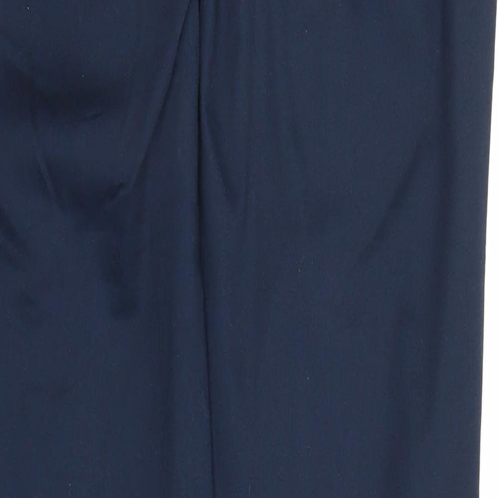 Yessica Womens Blue   Trousers  Size 8 L31 in