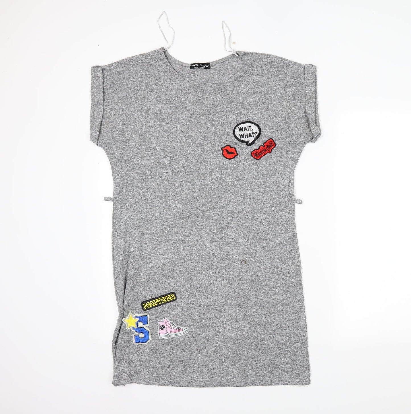 Select Womens Grey   Tunic T-Shirt Size 12