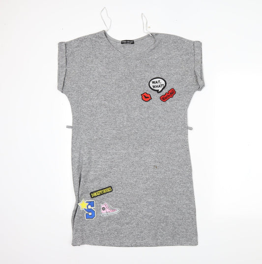 Select Womens Grey   Tunic T-Shirt Size 12