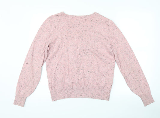 H&M Womens Pink   Pullover Jumper Size M