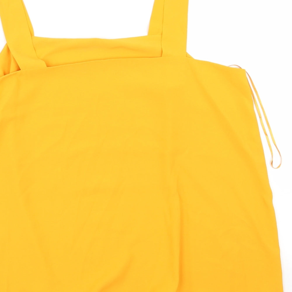 Preworn Womens Yellow   Camisole Tank Size 14
