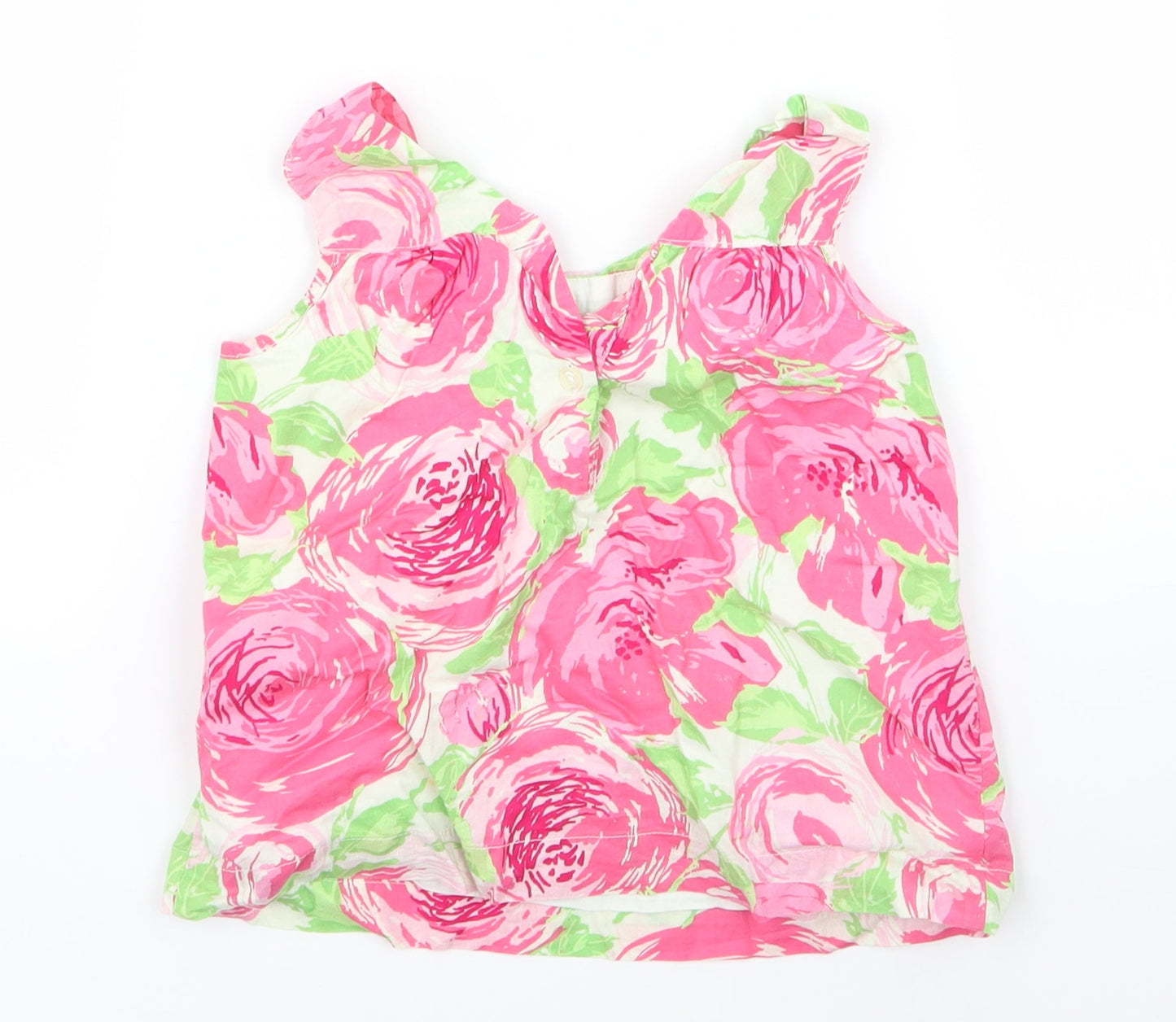baby gap Girls Multicoloured Floral  Basic Blouse Size 3 Years