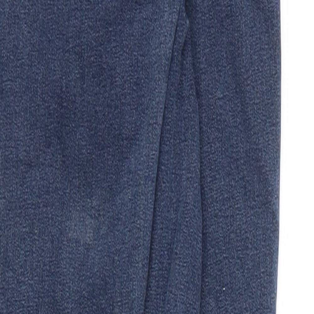 Topshop Womens Blue   Straight Jeans Size 25 L30 in