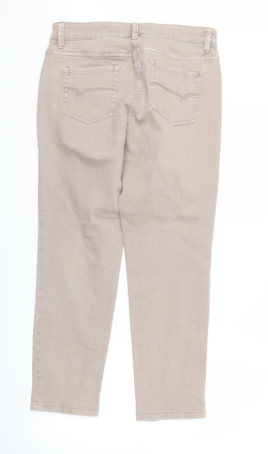 next  Mens Beige   Straight Jeans Size 16 L27 in