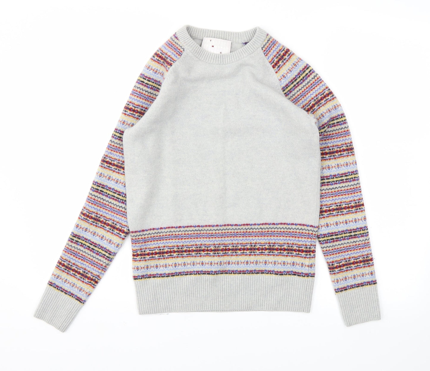 Preworn Girls Multicoloured Houndstooth  Pullover Jumper Size M