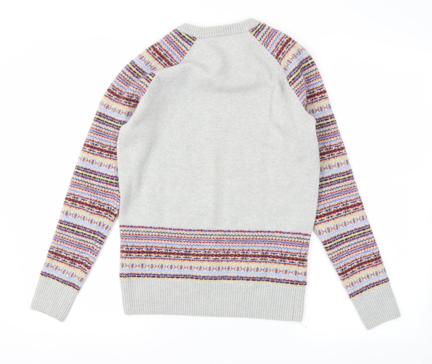 Preworn Girls Multicoloured Houndstooth  Pullover Jumper Size M