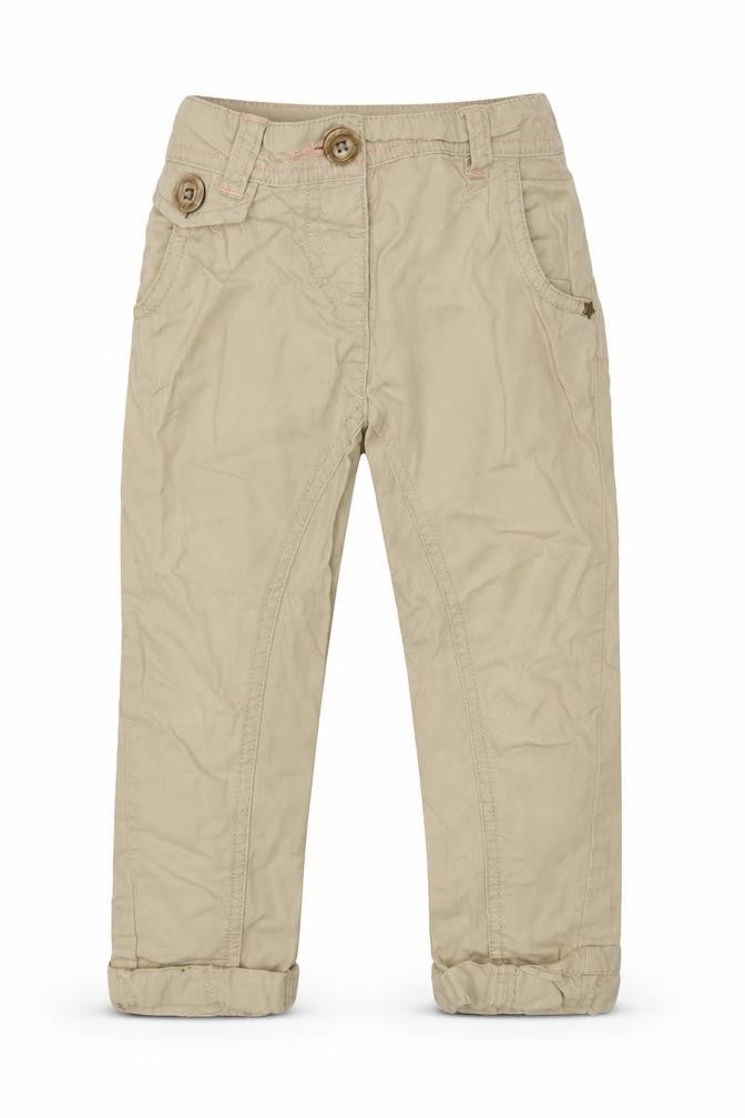 Next Girls Beige   Chino Trousers Size 2-3 Years