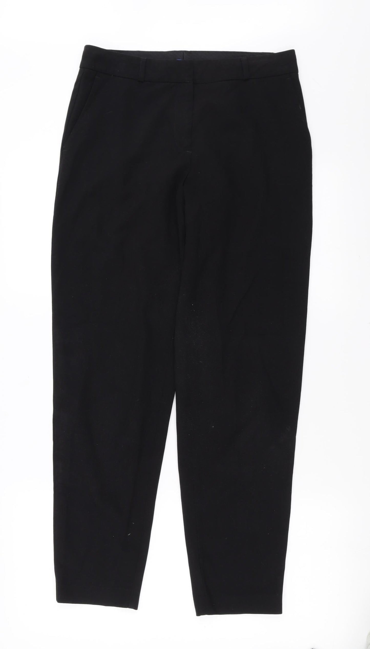 Marks and Spencer Womens Black   Trousers  Size 10 L28 in