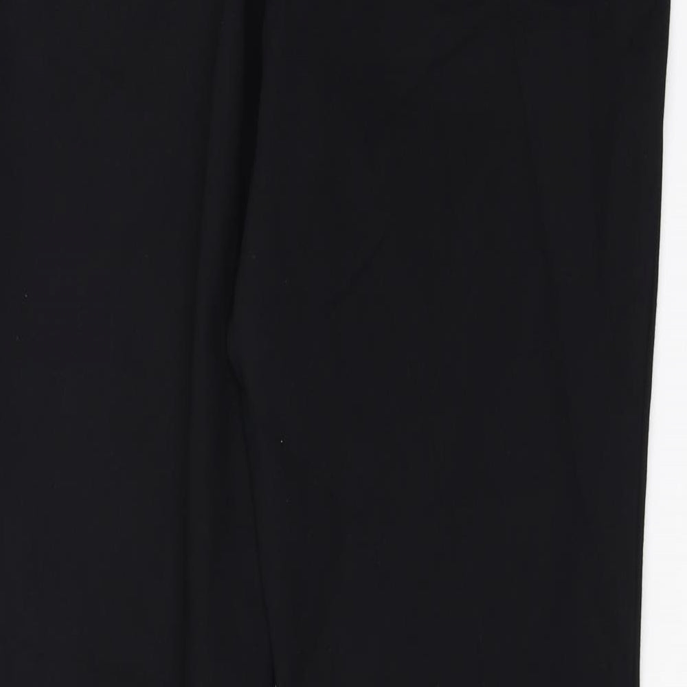 Marks and Spencer Womens Black   Trousers  Size 38 in L33 in - bootleg