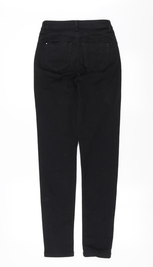 Marks and Spencer Womens Black  Denim Skinny Jeans Size 6 L29 in