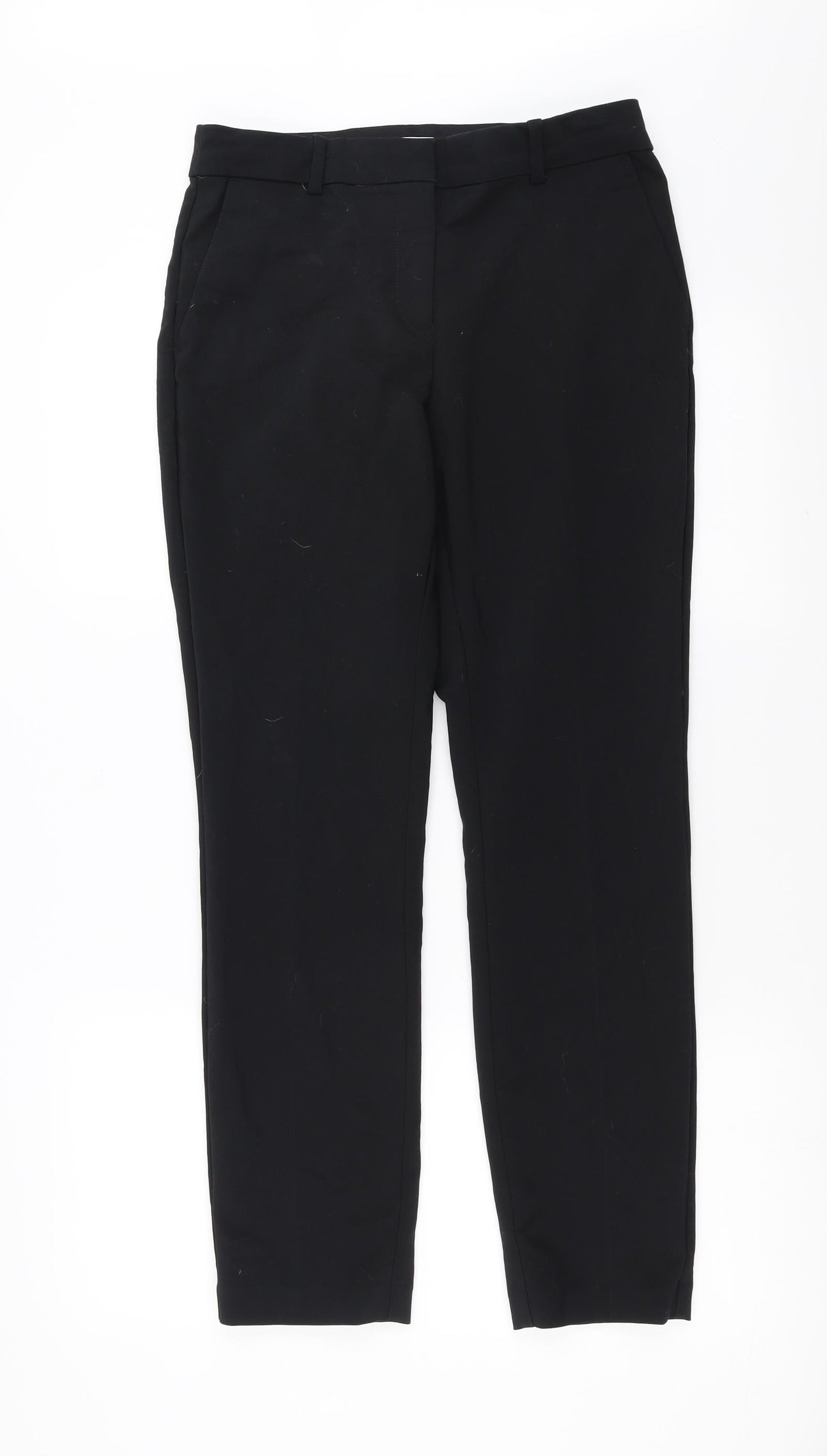 H&M Womens Black   Trousers  Size 10 L27 in