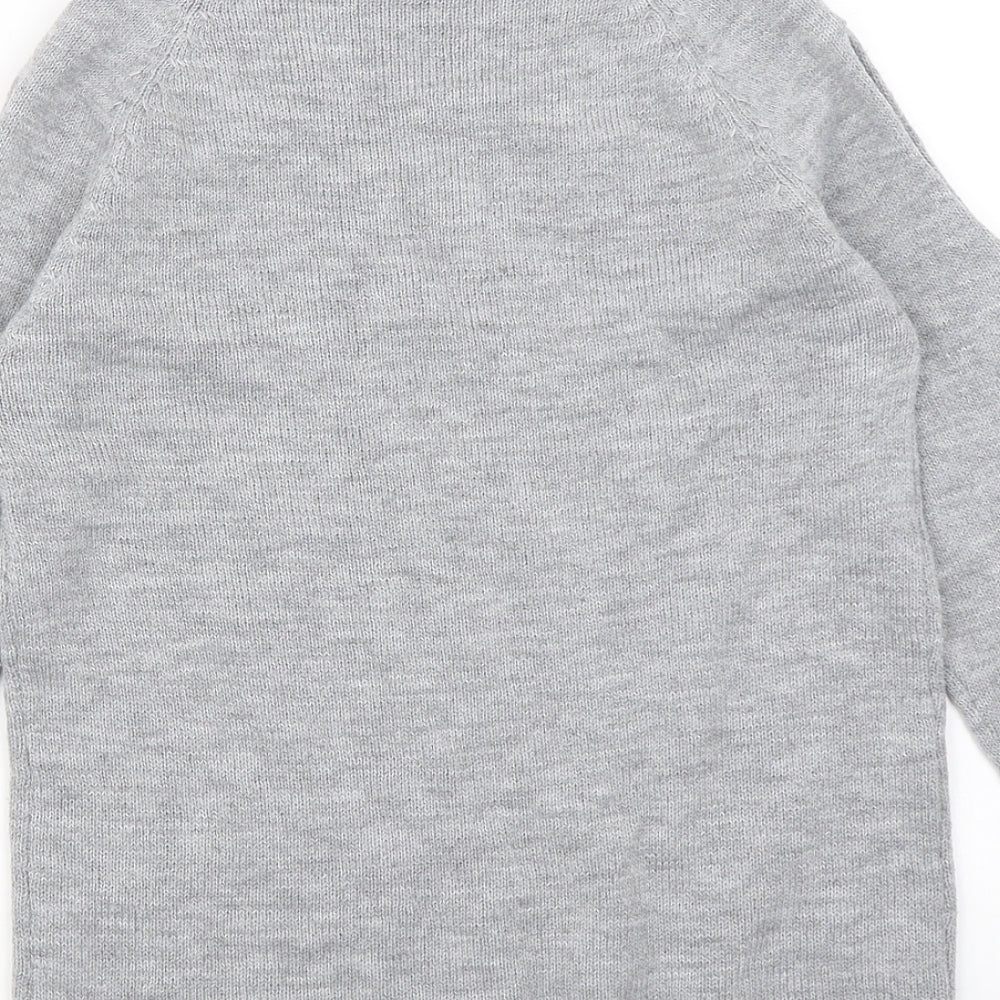 Preworn Womens Grey  Knit Pullover Jumper Size XL