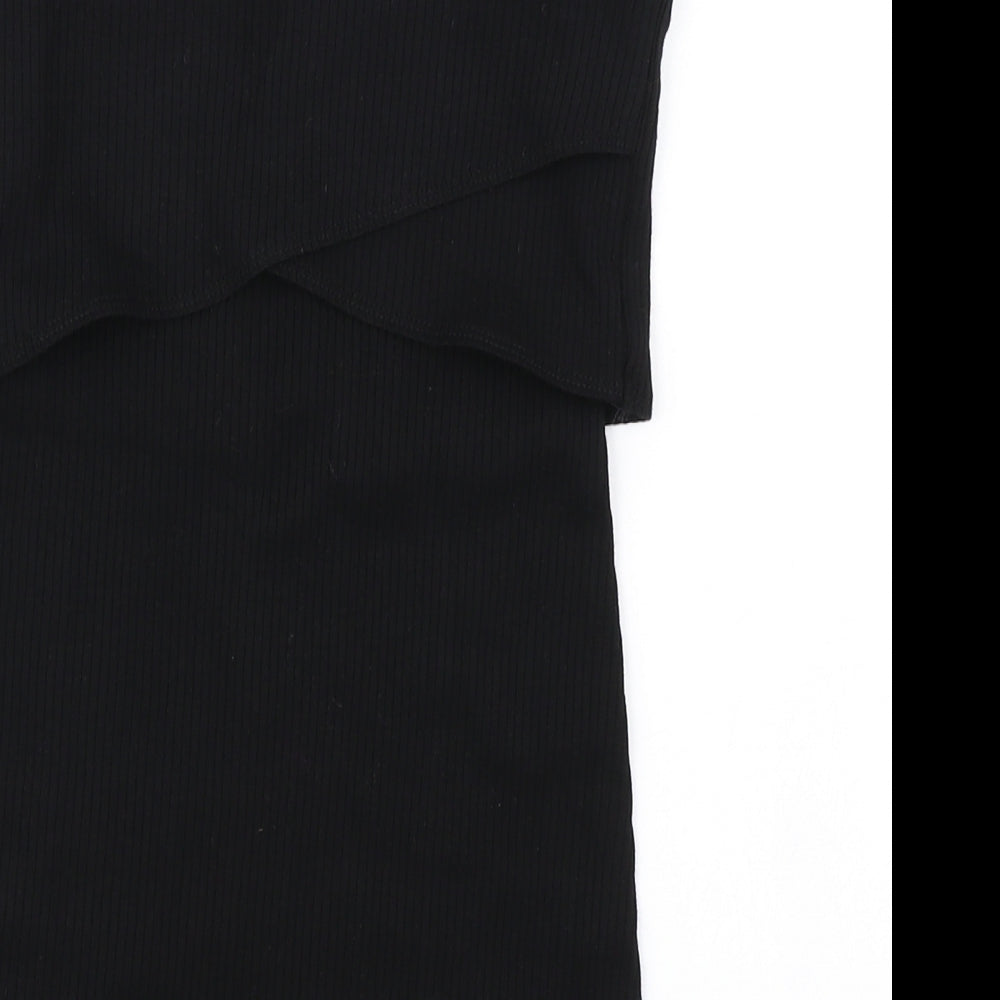 ASOS Womens Black   Bodycon  Size 8