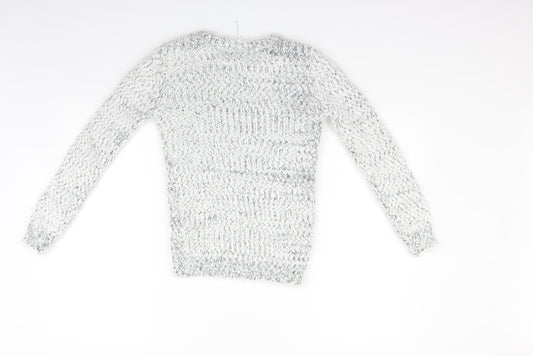 YD  Girls Grey   Pullover Jumper Size 10-11 Years