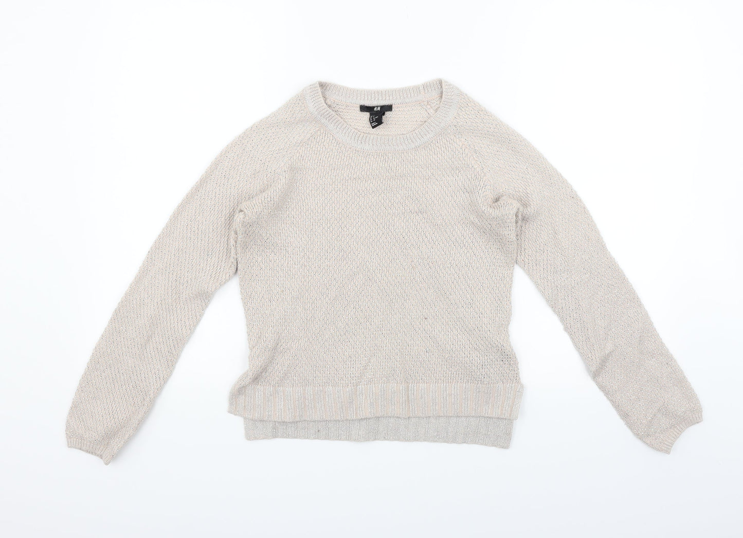 H&M Womens Pink   Pullover Jumper Size S