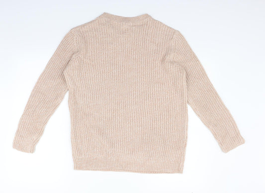 Peacocks Womens Beige   Pullover Jumper Size S