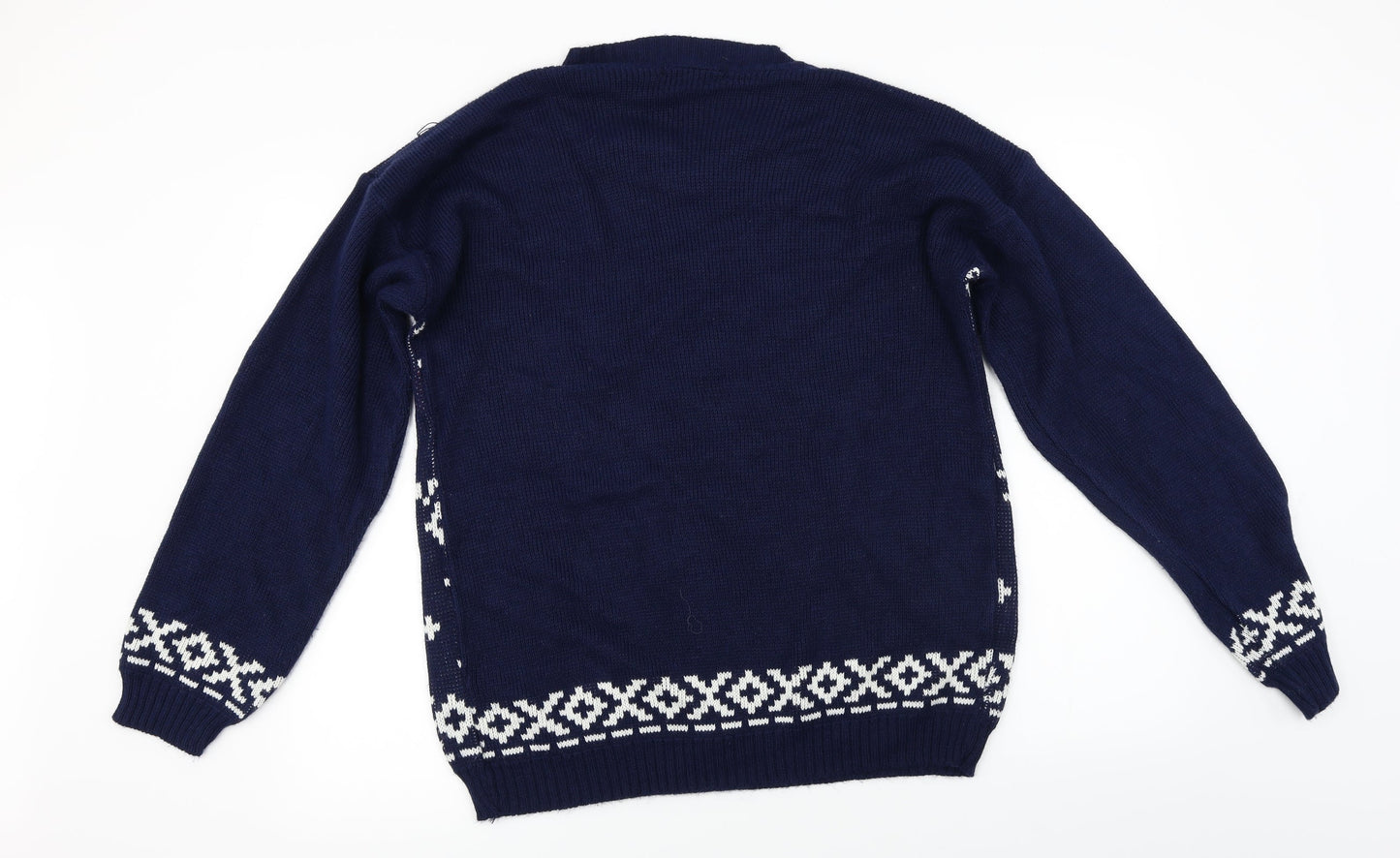 saphire  Mens Blue   Pullover Jumper Size L