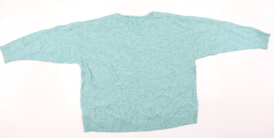 H&M  Womens Blue   Pullover Jumper Size 10