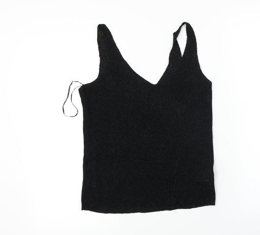 Mango Womens Black   Basic T-Shirt Size S