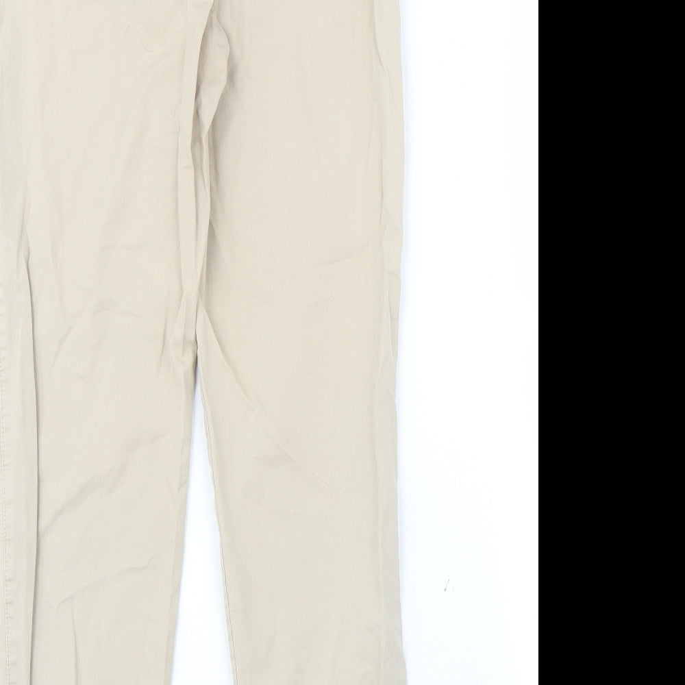 Papaya Womens Beige   Capri Trousers Size 8 L25 in