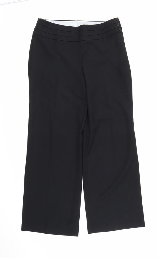 Very Womens Black   Trousers  Size 12 L28 in