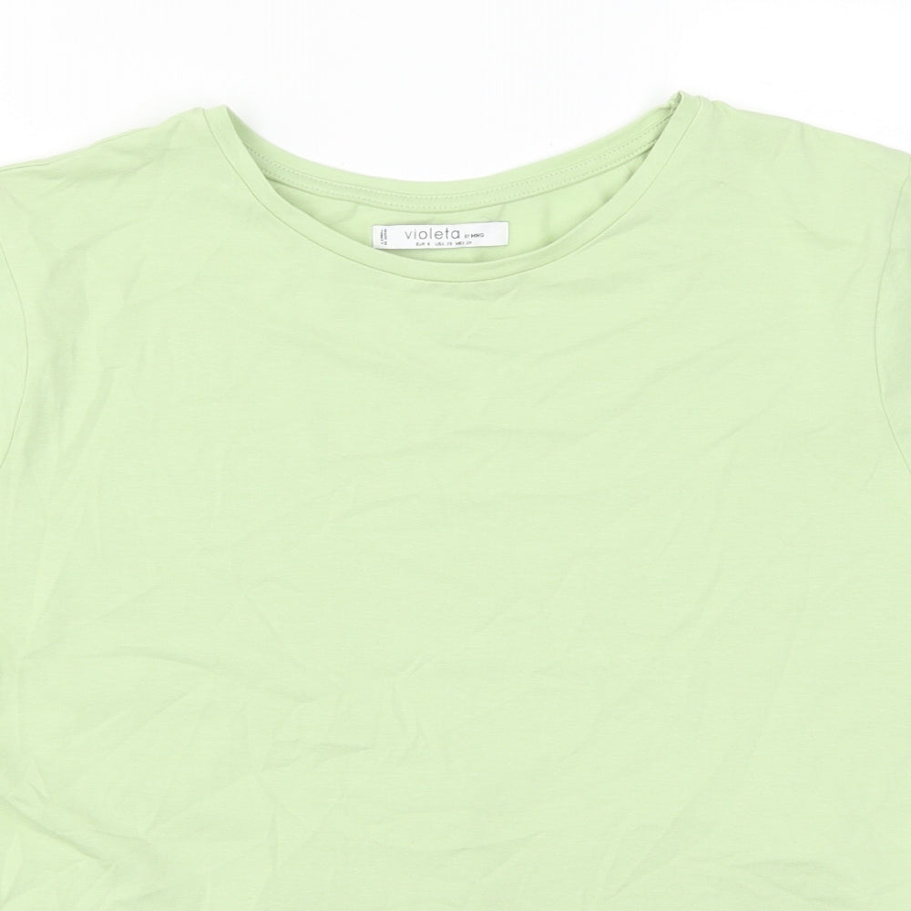 MNG Womens Green   Basic T-Shirt Size S