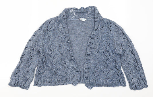 BHS Womens Blue   Cardigan Jumper Size 16