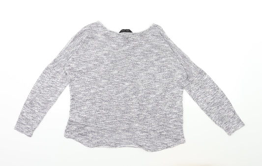 New Look Womens Black  Knit Pullover Jumper Size 10