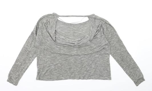Atmophere Womens Grey   Pullover Jumper Size 14  - Scoop Back