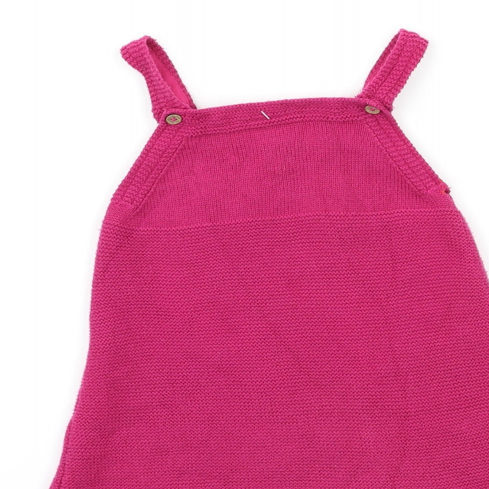 NEXT Baby Pink  Knit Jumper Dress  Size 6-9 Months
