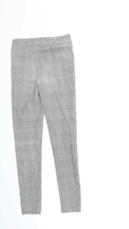 New Look Girls Black Check  Snow Pants Trousers Size 11 Years