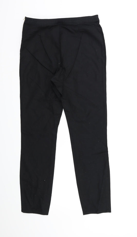 River Island Womens Black   Snow Pants Trousers Size 12 L28 in