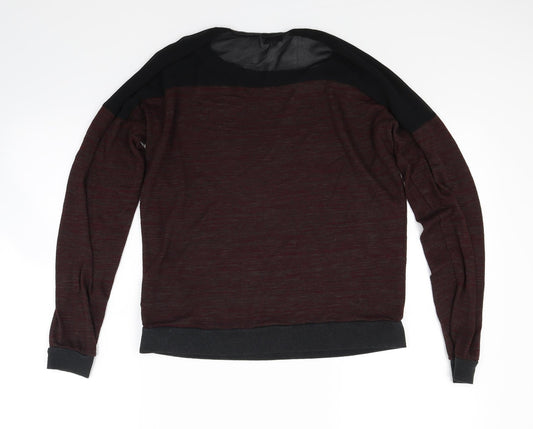 New Look Womens Brown  Knit Pullover Jumper Size 14